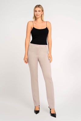Spodnie klasyczne zwężane beżowe