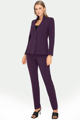 Kostium fioletowy ze spodniami – Sylvia