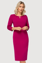 Sukienka fuksjowa z marszczeniami- Agnes