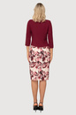 Sukienka bordowa ze wzorem – Cornelia