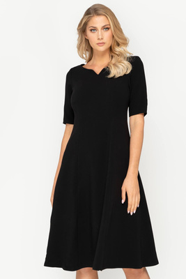 Rozkloszowana sukienka czarna – Nina