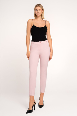 Spodnie cygaretki pudrowe 7/8