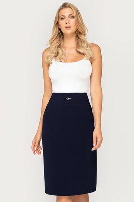 Spódnica ołówkowa granatowa - Anastazja