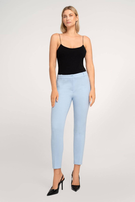 Spodnie cygaretki błękitne 7/8