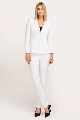 Kostium biały ze spodniami – Clara