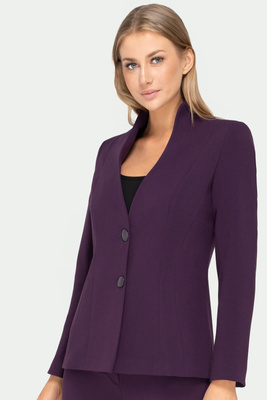 Fioletowy żakiet ze stójką – Sylvia
