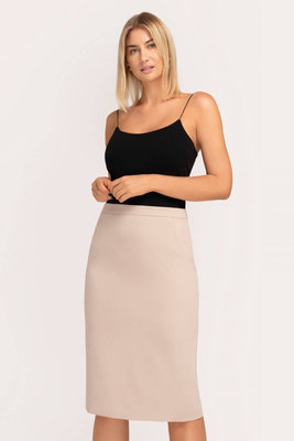Spódnica beżowa ołówkowa 70 cm