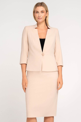 Garsonka beżowa z bolerkiem - Adele