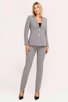 Kostium szary ze spodniami - Clara